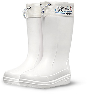 TORVI rubber boots for women/children white (-40°C)