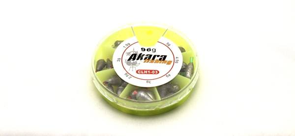 Sinker Set F2F Sliding 1.5/2/2.5/3/4/4.5/5g 96g CHL1-03