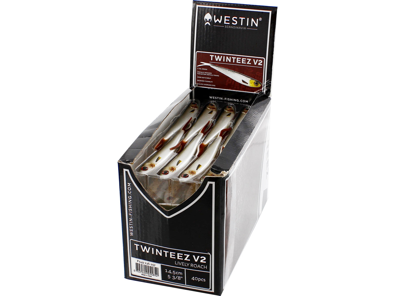 Виброхвост WESTIN Twinteez V2 V-Tail