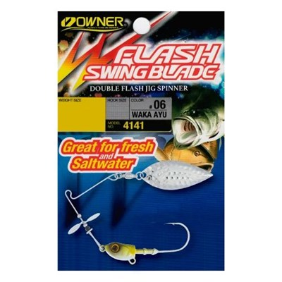 Вращающаяся блесна OWNER Flash Swingblade 2/0 10г #06 Waka Ayu 1шт