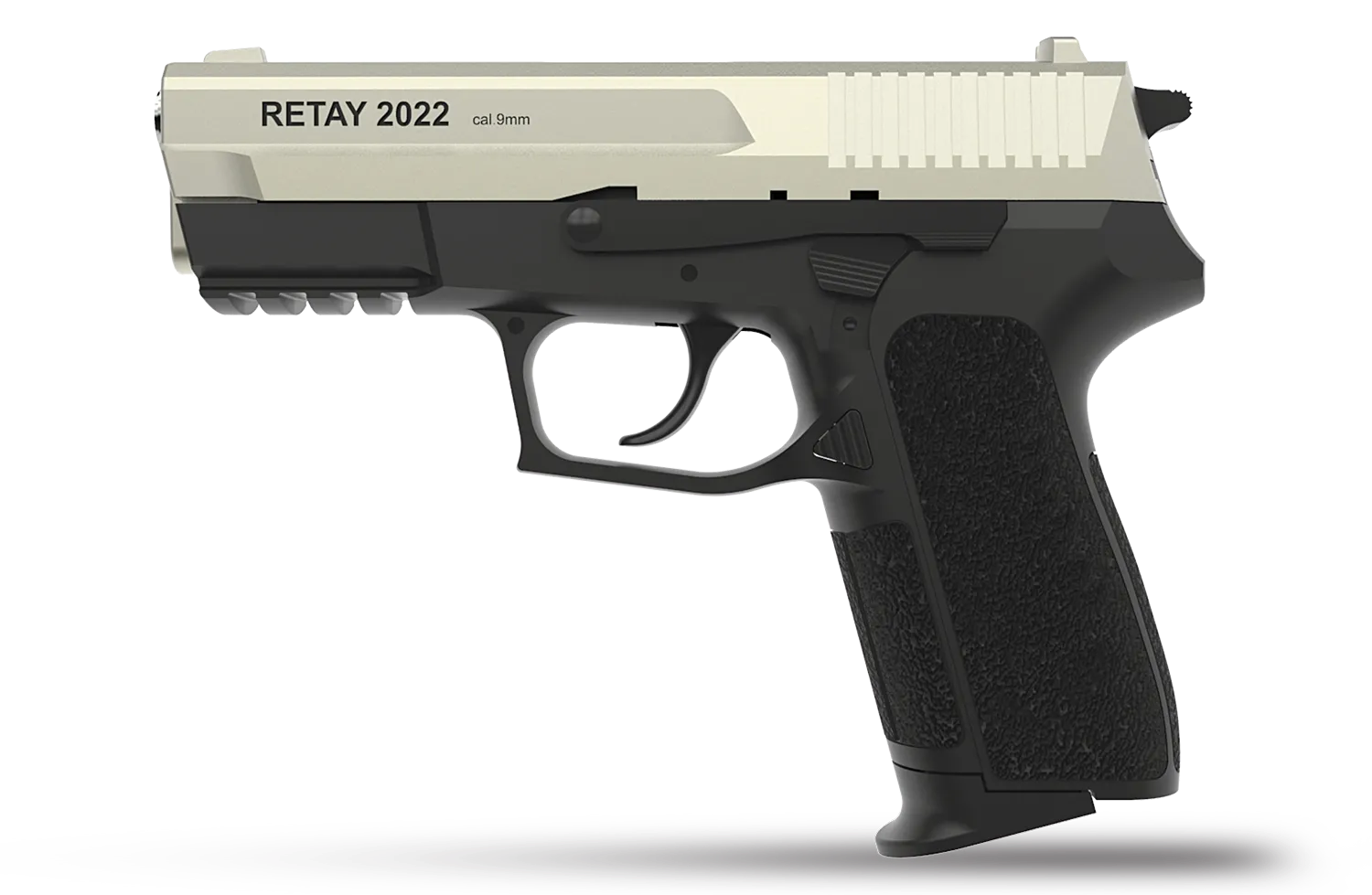 СТАРТОВЫЙ ПИСТОЛЕТ RETAY S2022 кал. 9 мм P.A.K. (Сатин)/TOP FIRE