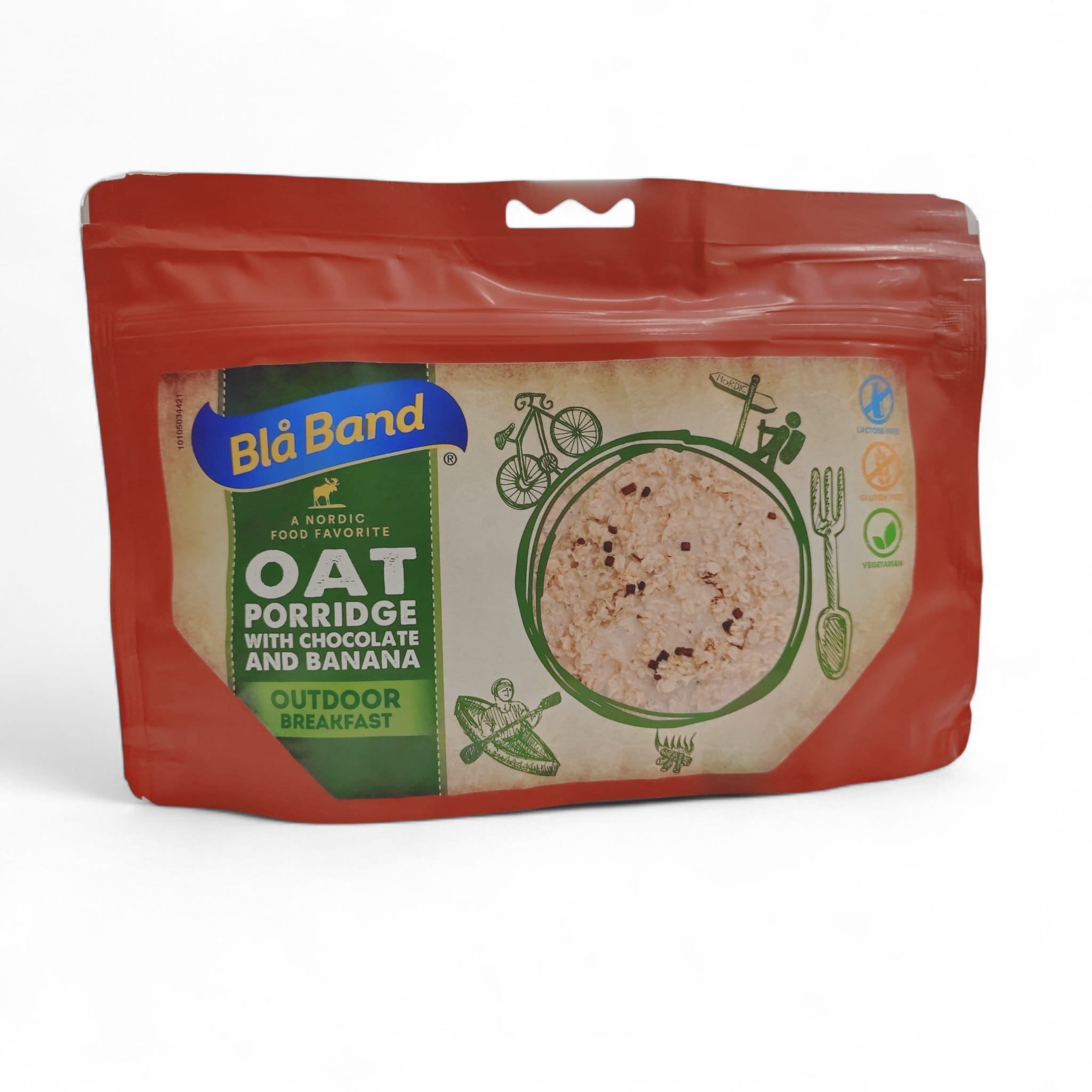 Matkatoit Blå Band kaerapuder banaani ja šololaadiga 150g