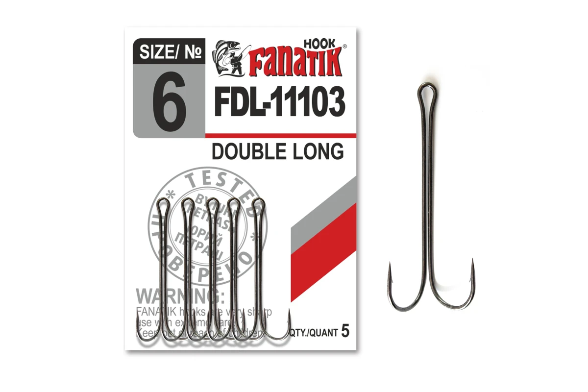 Крючки-двойники FANATIK FDL-11103