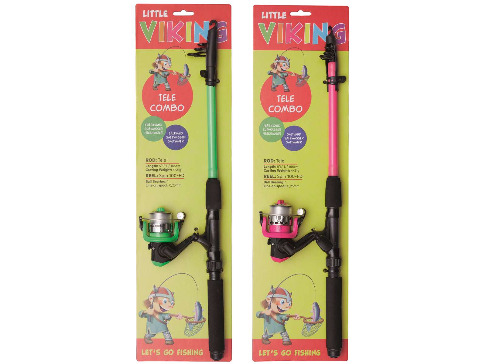 Teleskoop-spinningu komplekt KINETIC Little Viking combo