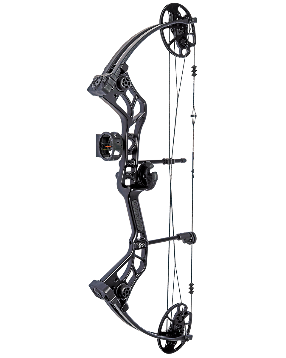 Plokkvibu Man Kung "Mastery" MK-CB60BK-KIT 60 lbs. (BLACK RISER/ BLACK LIMB)