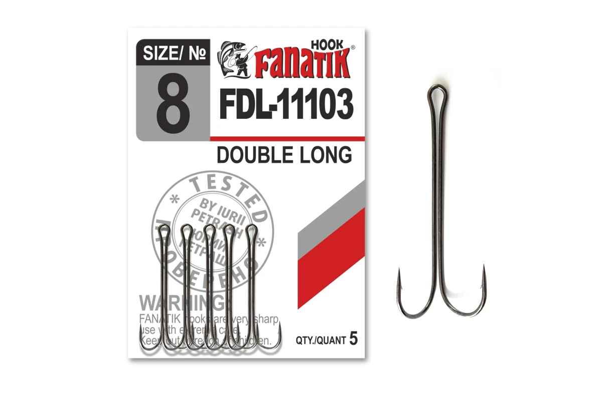 Крючки-двойники FANATIK FDL-11103