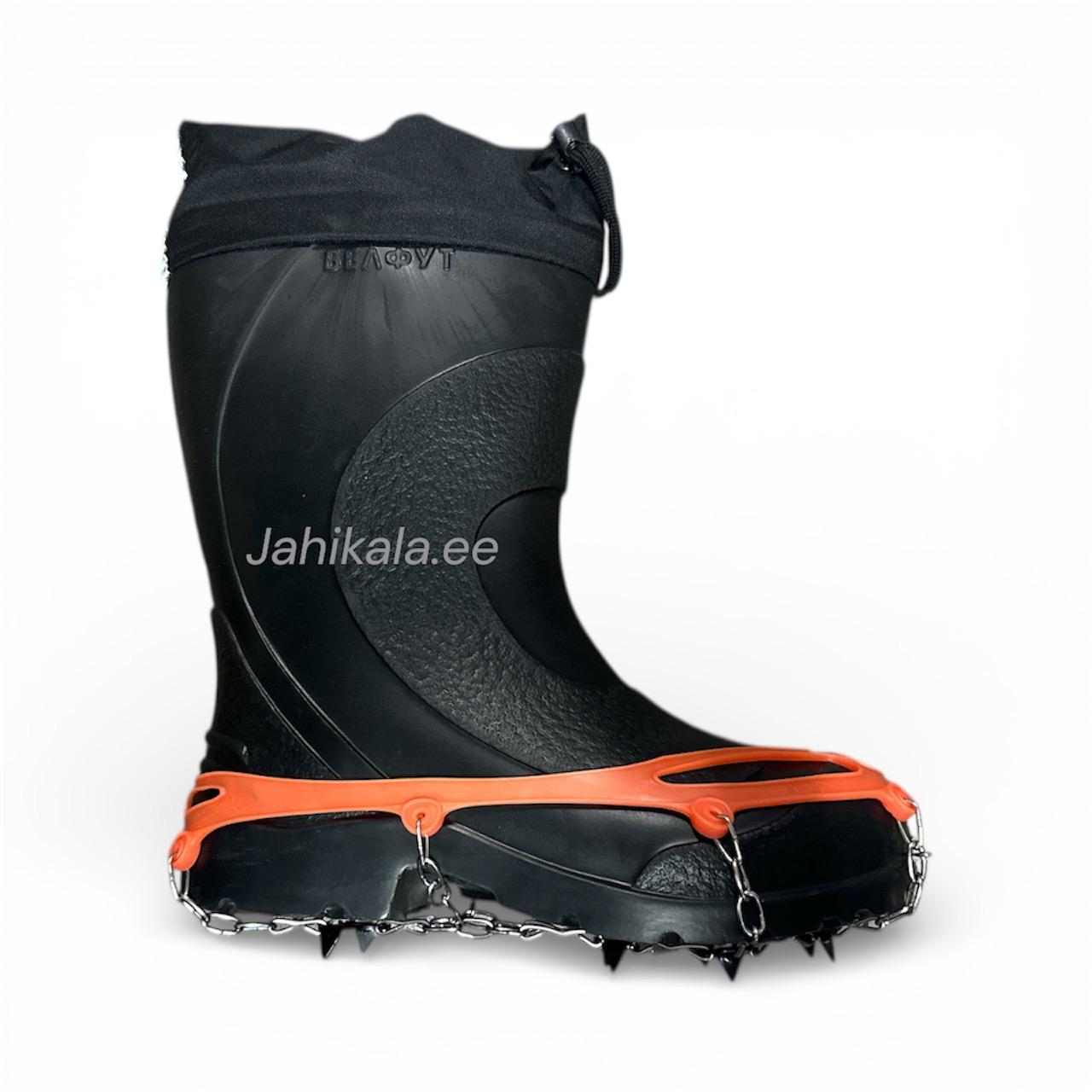 Safty ice grippers for shoes ATORA universal orange